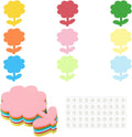 PATIKIL Sunflower Cutouts, 45 Pack Paper Flowers, Colorful Flower Cutout for Classroom Decoration DIY Craft Project, Assorted Color