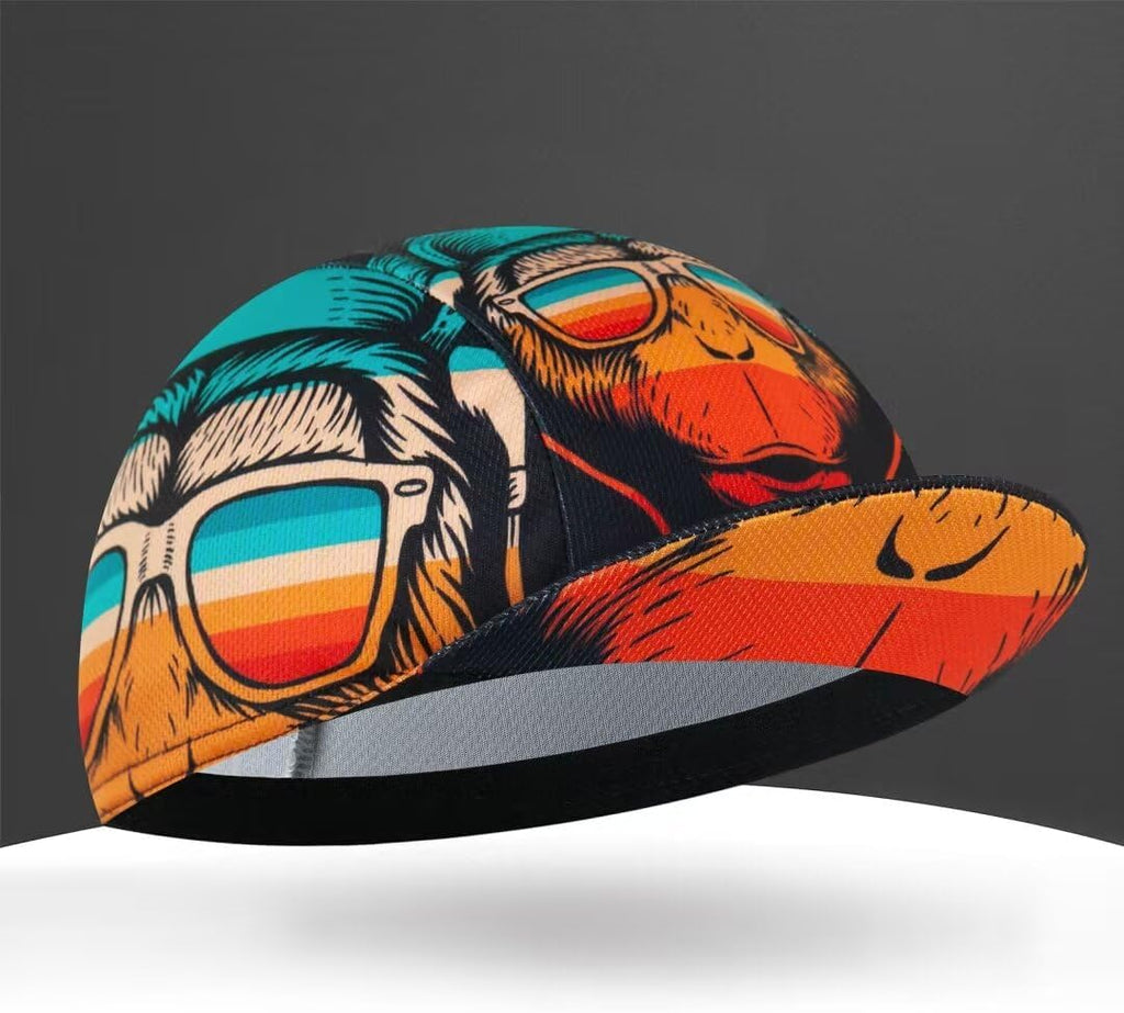 Cycling Cap for Man and Woman Cycling Hat Under Helmet-Polyester Breathable Sweat Absorbent