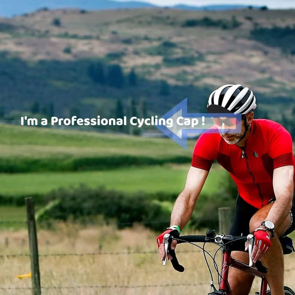 Funny Cycling Cap - Polyester Cycling Hat-Under Helmet - Cycling Helmet Liner Breathable&Sweat Uptake