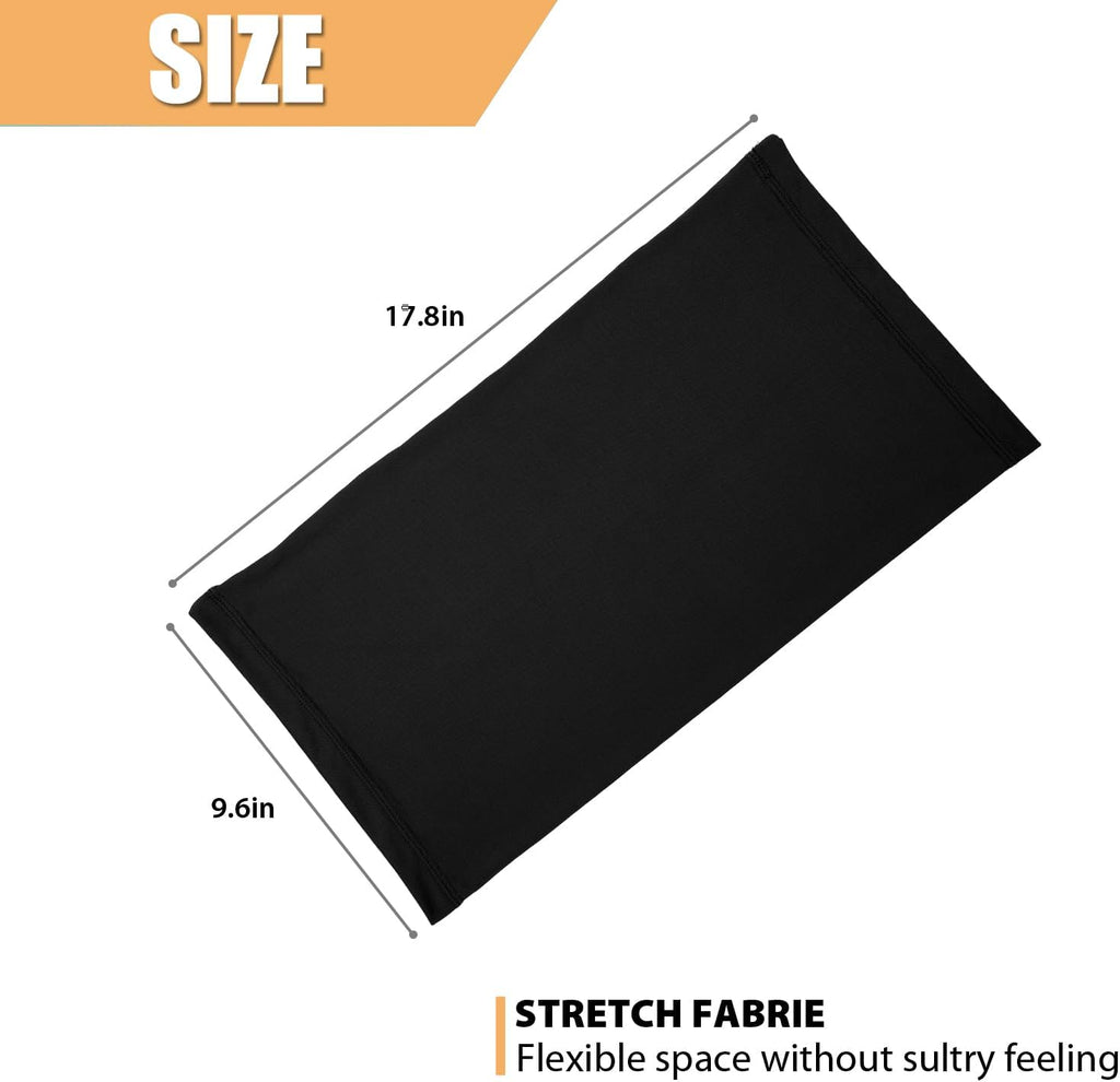 Neck Gaiter Face Mask: 6 Pack Cooling UV Sun Protection Bandana