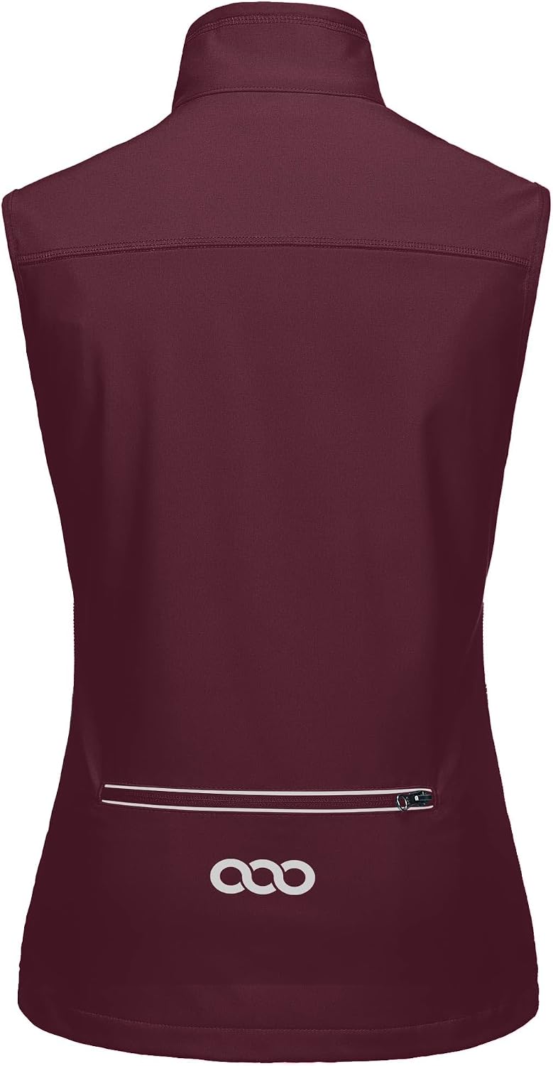 33,000ft Women's Lightweight Running Vest with 6 Pockets for Travel Golf