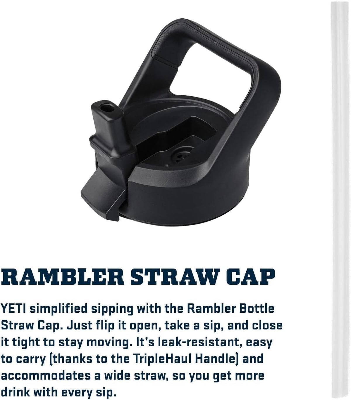 YETI Rambler 18 oz Bottle, Vacuum Insulated, Stainless Steel with Color Matching Straw Cap, Pace Purple