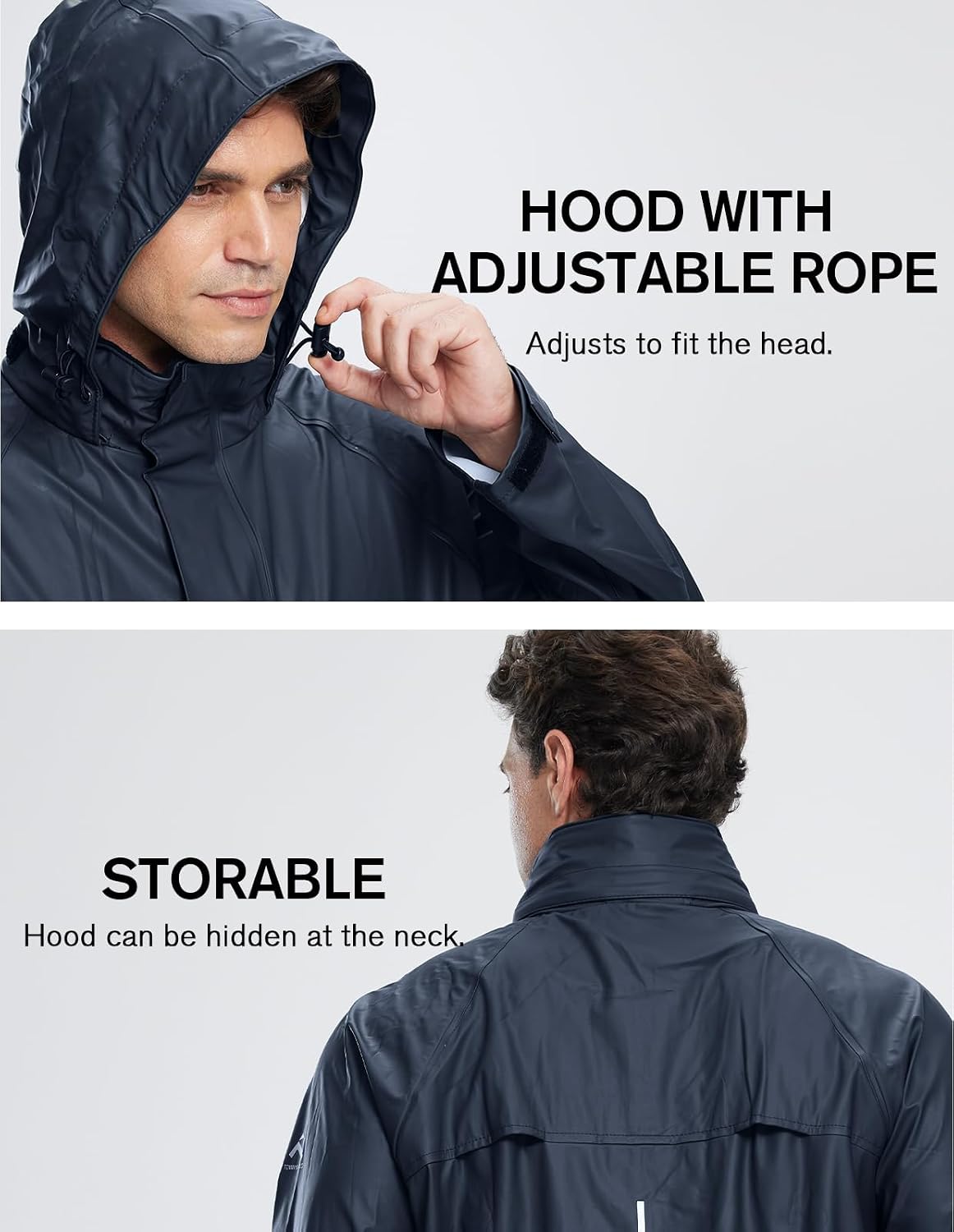 TOWN&FIELD Rain Suits for Fishing Waterproof Rain Gear for Men Women Heavy Duty Rain Coat Jacket with Pants/Overalls