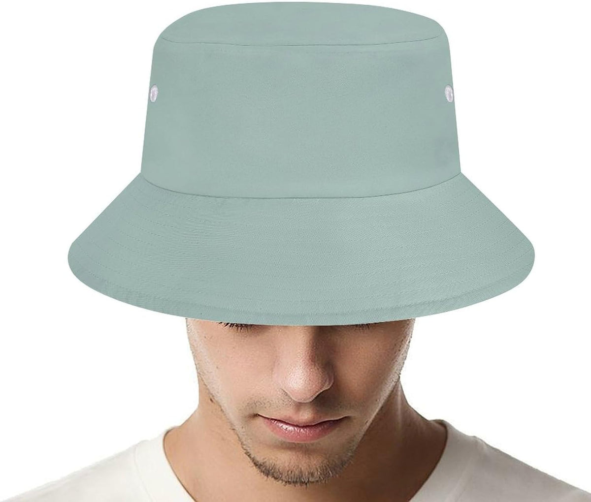 Solid Color Bucket Hat for Men Adults Unisex Sun Protection Fisherman Cap Lightweight Safari Hat for Travel Outdoor