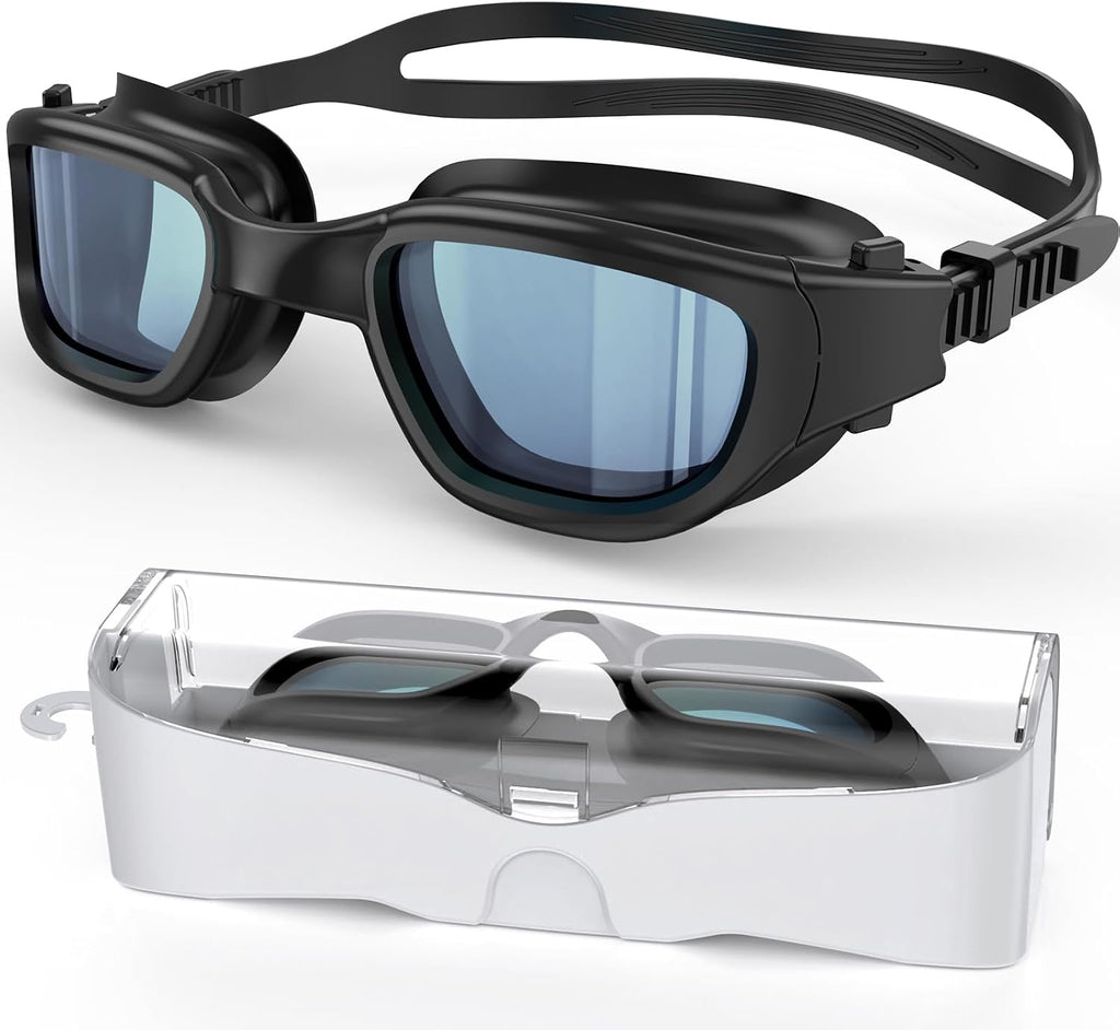 Polarized Swim Goggles for Adults, Anti-Fog & UV Protection