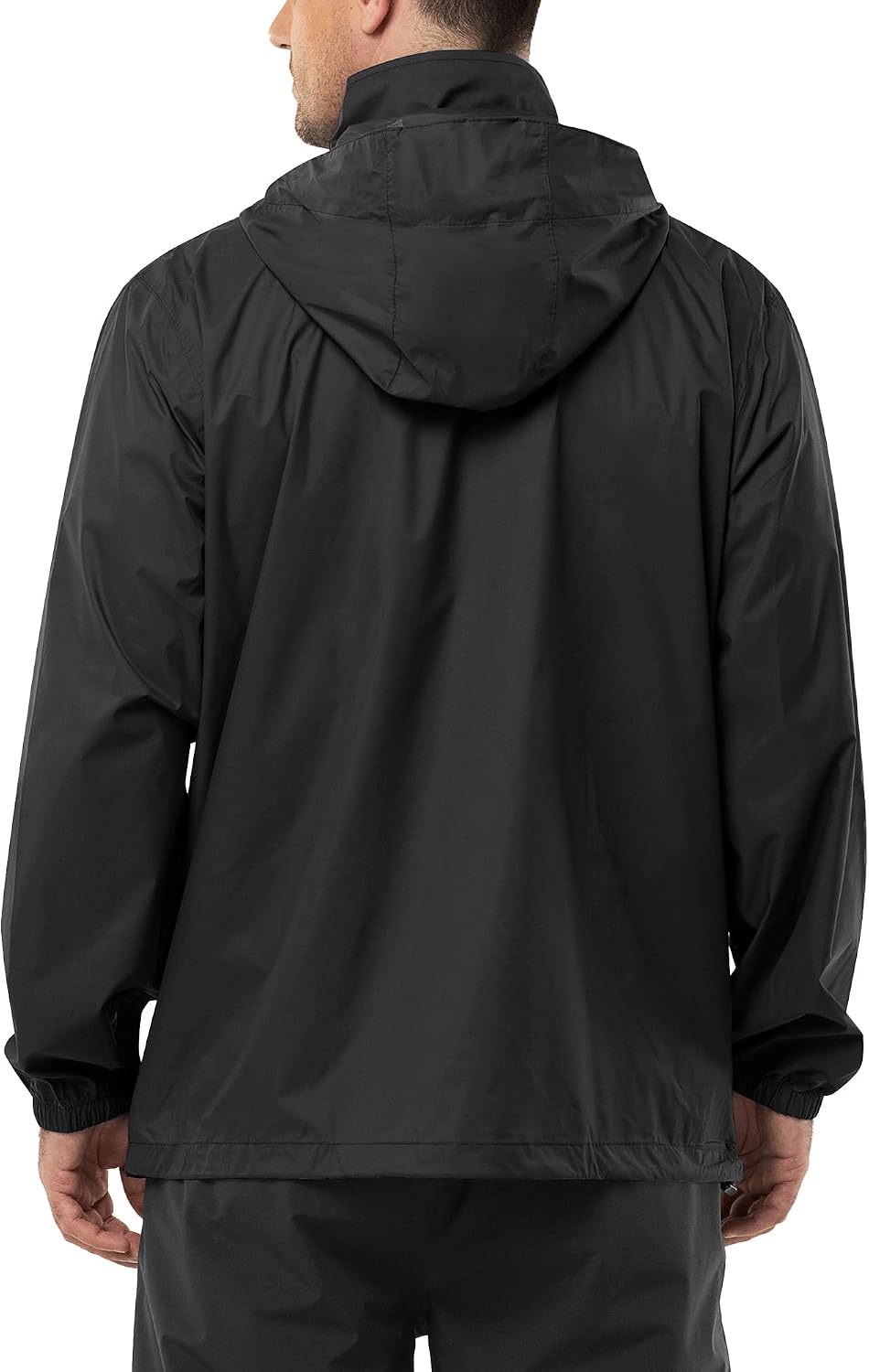 Outdoor Ventures Men's Rain Jacket Waterproof Lightweight Packable Raincoat