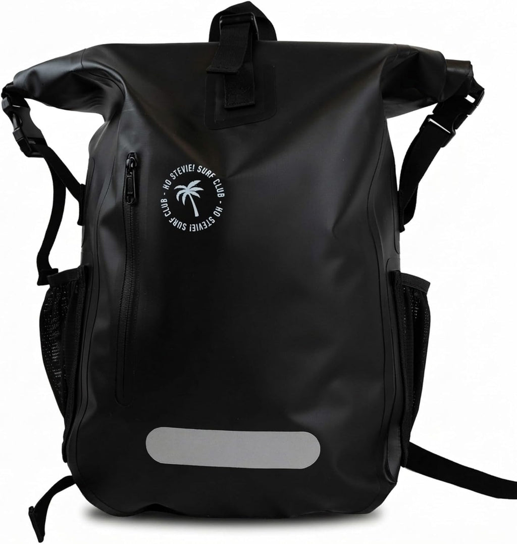 Ho Stevie! 25L Waterproof Surf Backpack - Built For Adventure - Roll Top Closure Keeps Your Gear Dry In Bag