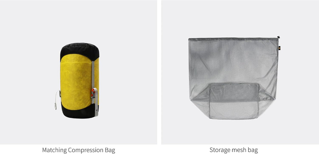 Tiny PRO Series 10D Lightweight 800FP Wearable Down Sleeping Bag Quilt for Backpacking Camping Adult Outdoor Travel Sleeping Bag