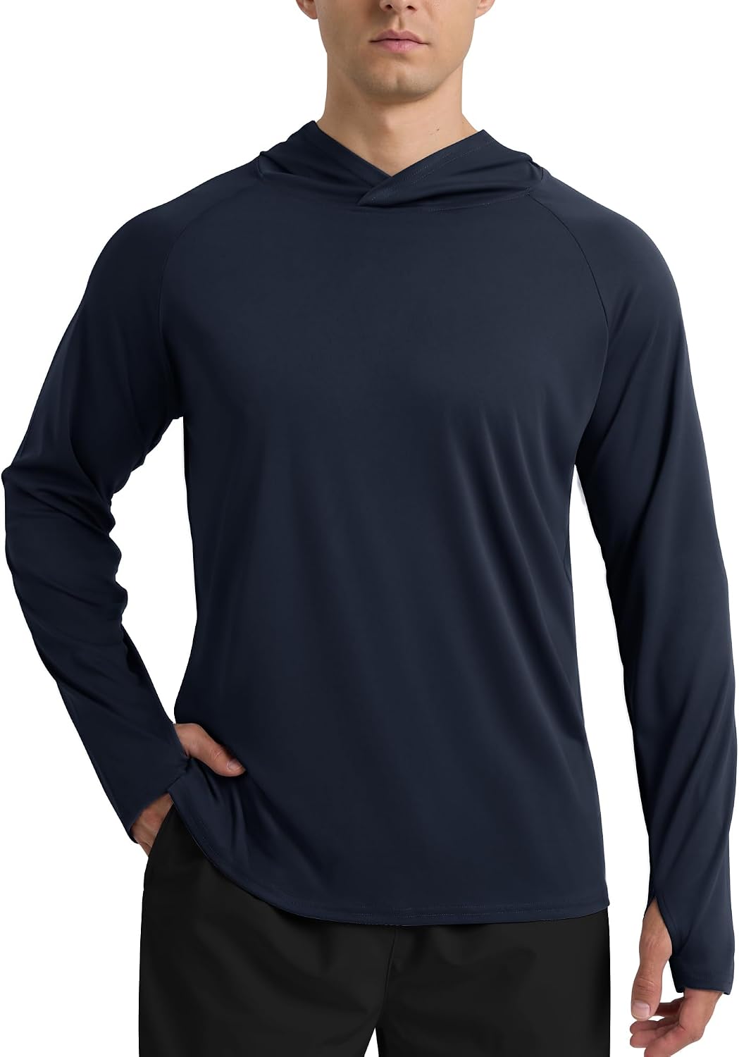 UPF 50+ Fishing Shirts for Men - Long Sleeve UV Sun Protection Hoodie