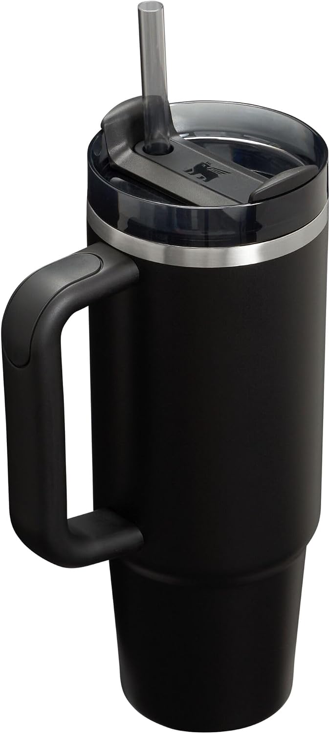 STANLEY Quencher H2.0 Flow State Tumbler, 30 oz, Black 2.0