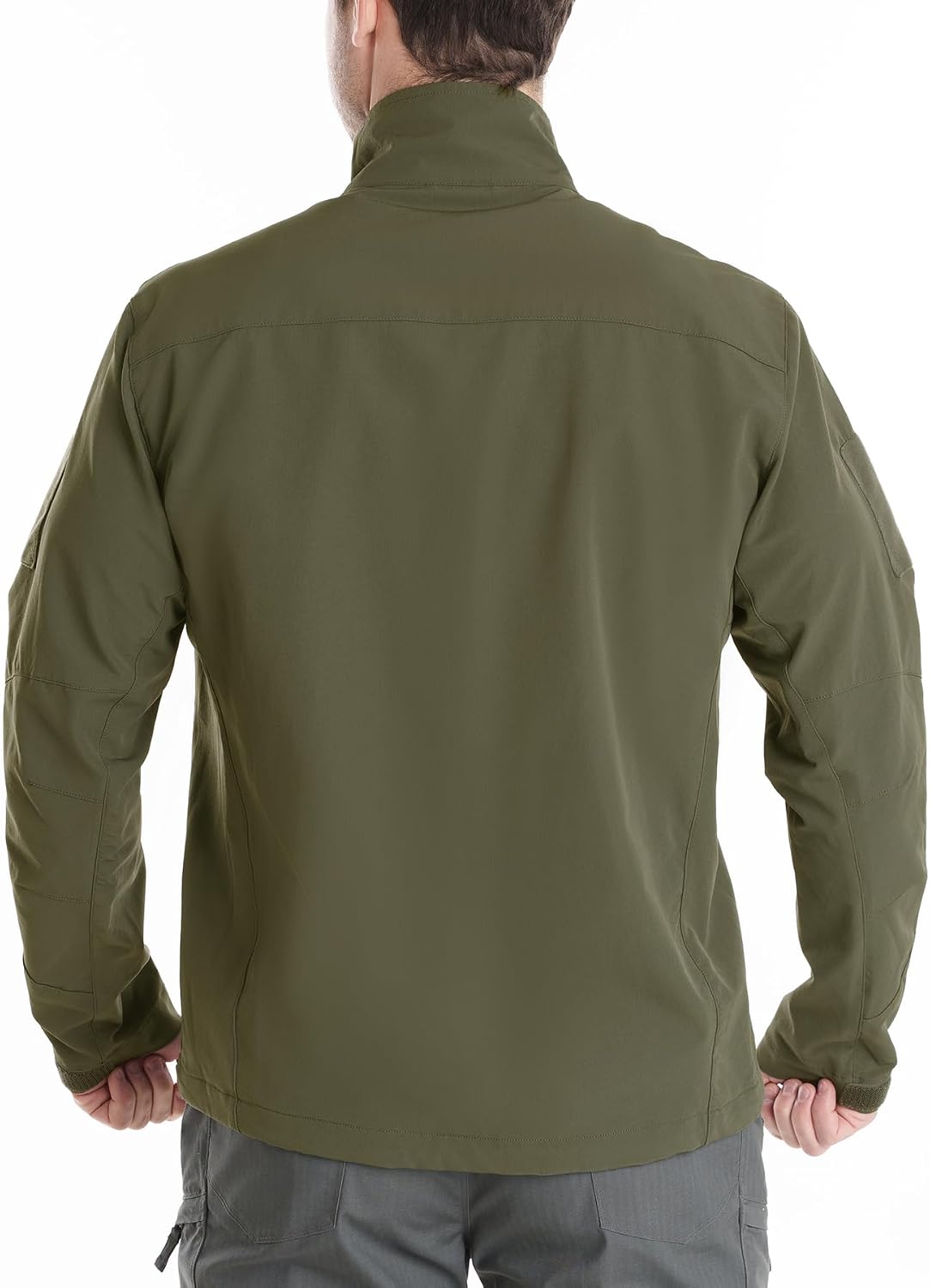 Men's Lightweight Tactical Jacket 4-Way Stretch,Waterproof