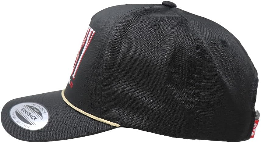 HOOEY Wild Ride Adjustable Snapback Rope Hat