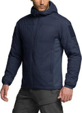 CQR Men's Lightweight Warm Insulated Jacket, Windproof Water Resistant Winter Active Coat for Hiking Work Outdoor Tactical