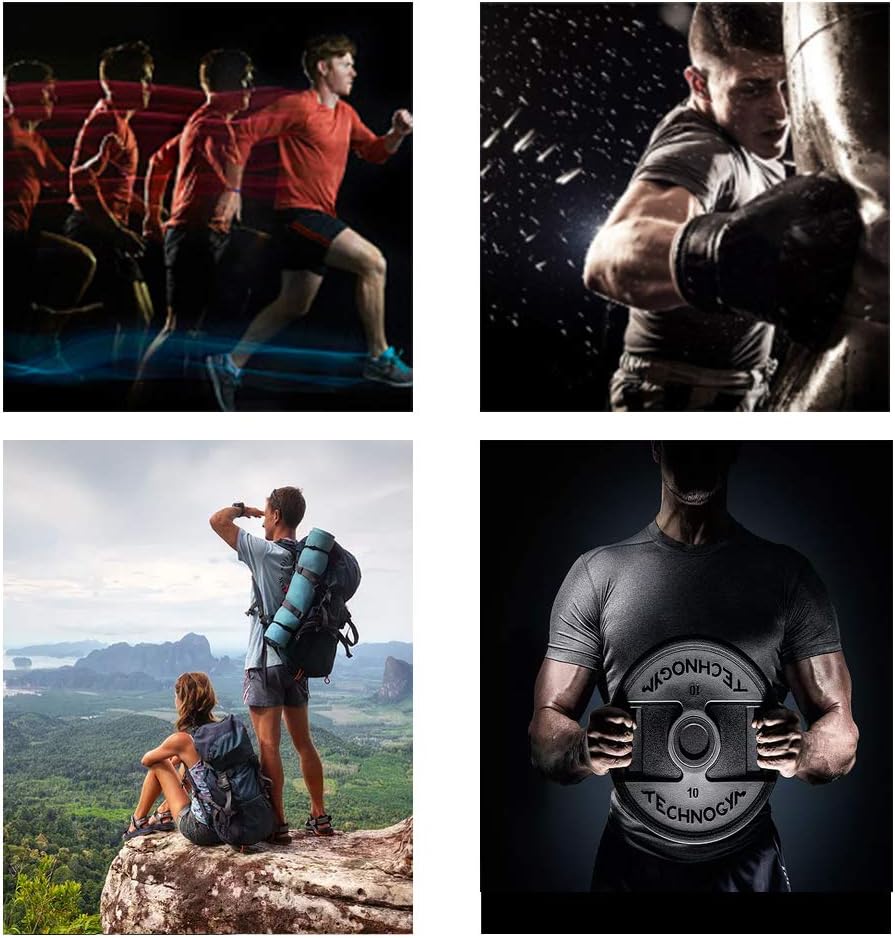 frueo Men's 1/3 Pack Workout Shirts Quick Dry Mesh Athletic T-Shirts