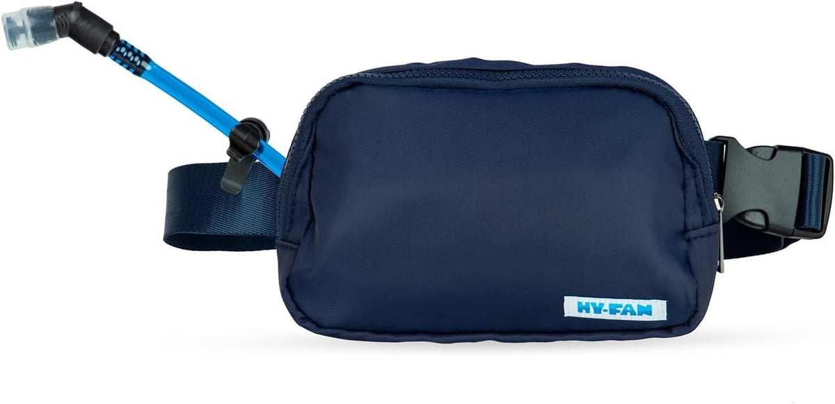 HY-FAN Kenai Hydration Cross Body with Bladder, 17oz BPA-Free, Hands-Free Design, Secure Pockets, Ideal for Travel, Daily Use and More (Pink)