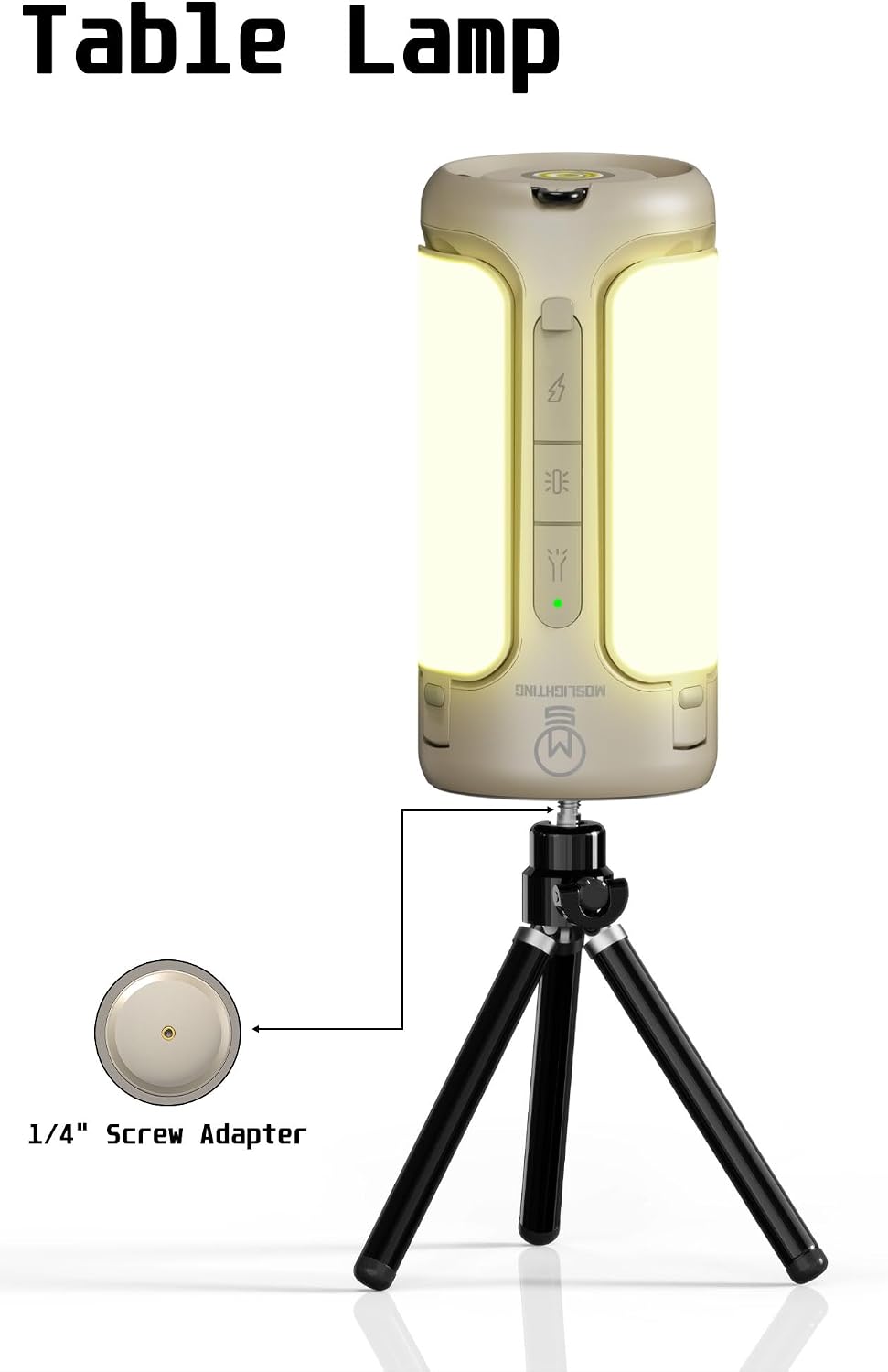 3 in 1 Folding Camping Lantern Rechargeable, 10000mAh Foldable LED Light for Tent Outdoor, IP54 Waterproof, 1500LM Camping Lights, Portable LED Flashlight, 5 Mode