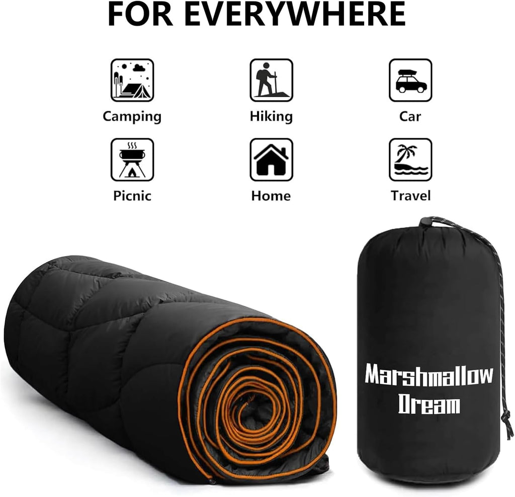 Camping Blanket Puffy Camp Blanket Large Outdoor Blanket