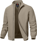 TBMPOY Men's Lightweight Jackets Casual Windbreaker Stylish Light Fall Spring Golf Work Dress Business
