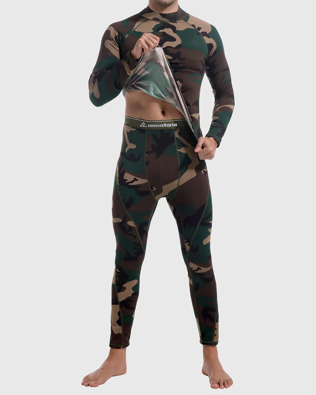 Mens Thermal Underwear Long Johns Base Layer Set Cold Weather 1/2/3 Pack