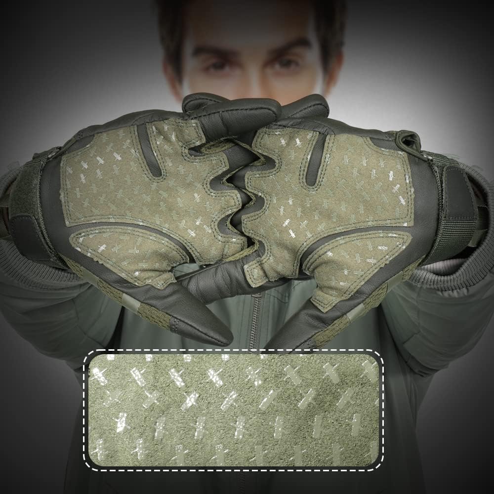 WTACTFUL Tactical Gloves Men Women, Touchscreen Reinforced Palm
