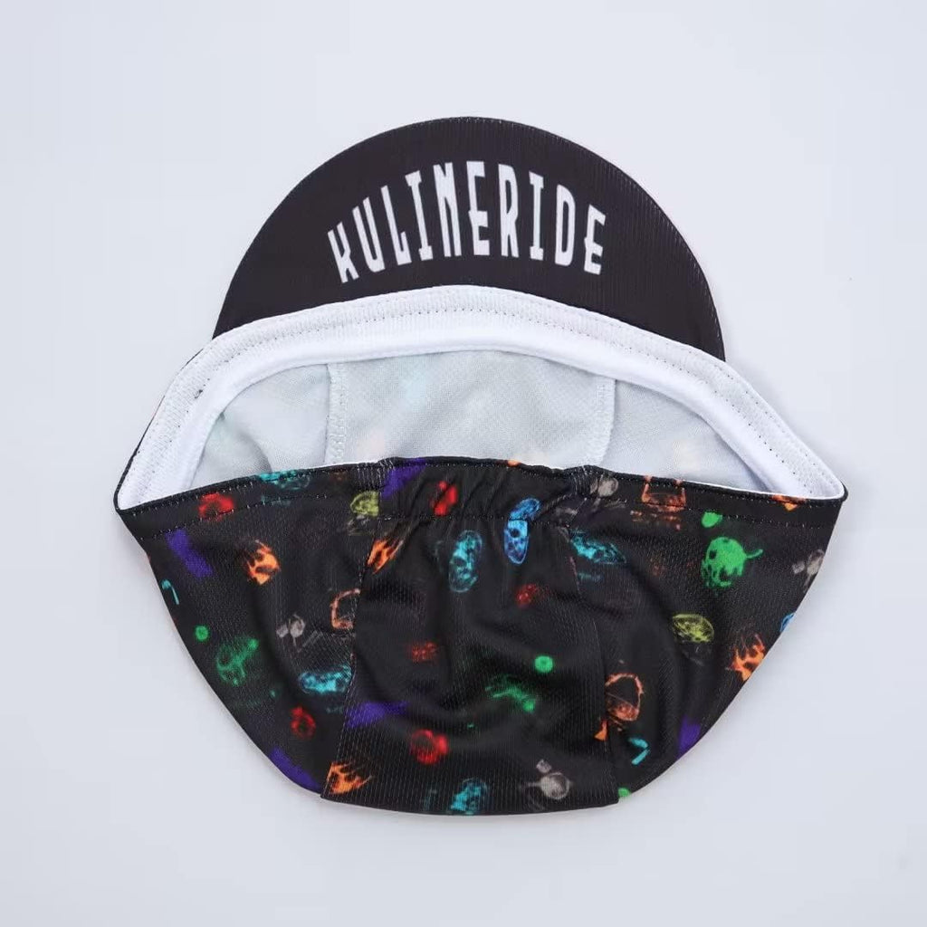 Multicolor Cycling Cap - Polyester Cycling Hat-Under Helmet - Cycling Helmet Liner Breathable&Sweat Uptake