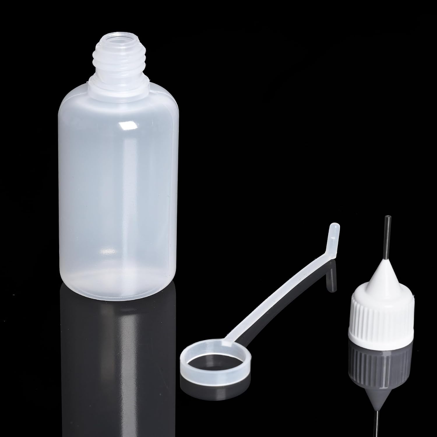 Bantoye 20 Pcs Needle Tip Glue Bottle Applicator, 30 ml