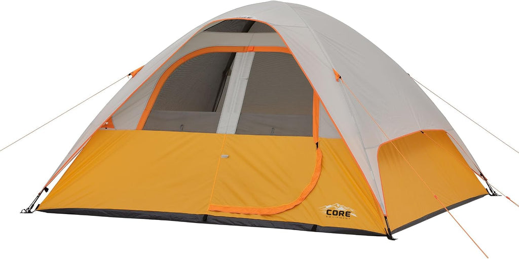 CORE Tent for Family Camping, Hiking and Backpacking | Dome Camp Tents with Included Tent Gear Loft for Outdoor Accessories