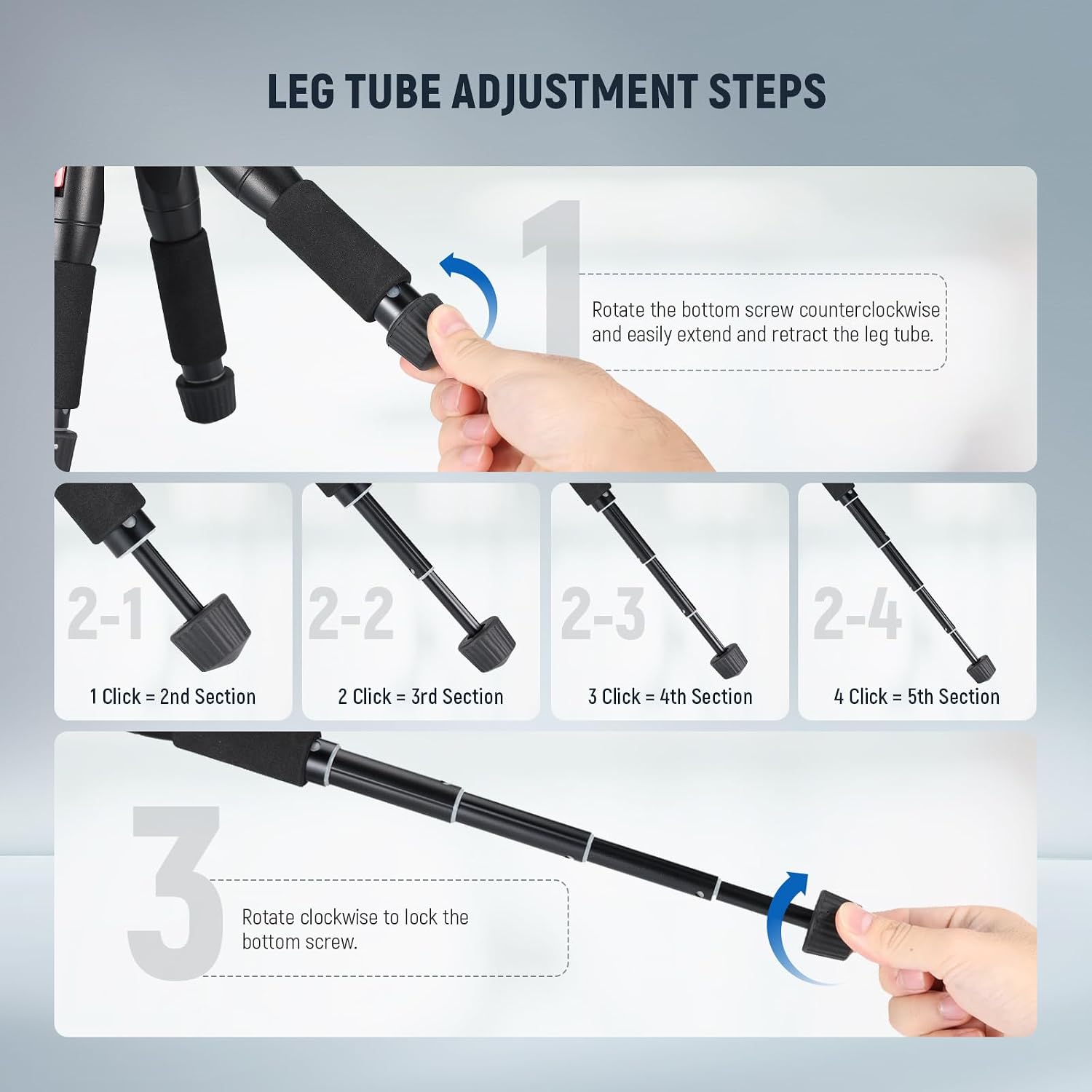 NEEWER Portable Travel Mini Tabletop Tripod, Aluminum Alloy 20''/ 50cm Desktop Desk Tripod with 360 Degree Ball Head, 1/4" Quick Shoe Plate for DSLR Camera Video Camcorder, Max Load 11 lb/5 kg