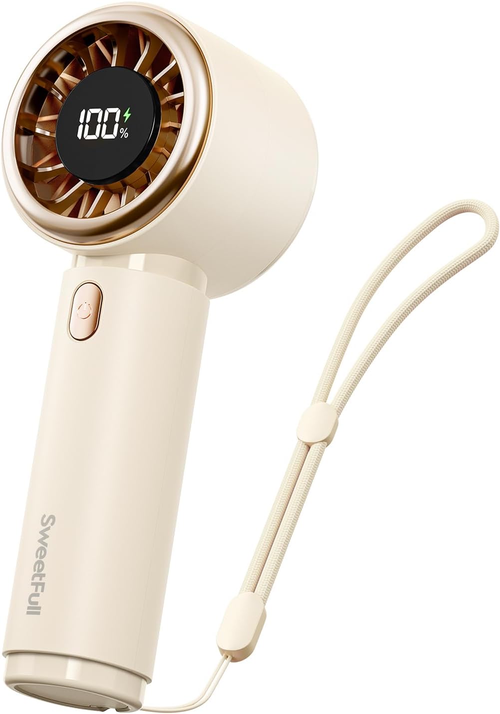 SWEETFULL Portable Handheld Fan, Mini Rechargeable Personal Hand Fan