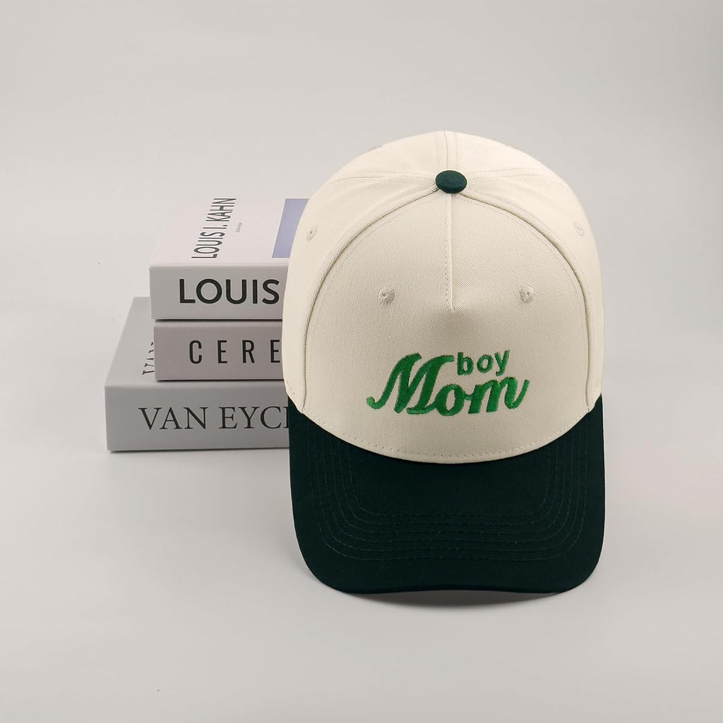 Embroidered Boy Girl Dad Mom Two-Tone Baseball Cap, Classic Dad Hat for Men Women His Her, Family Theme Gift Ideas