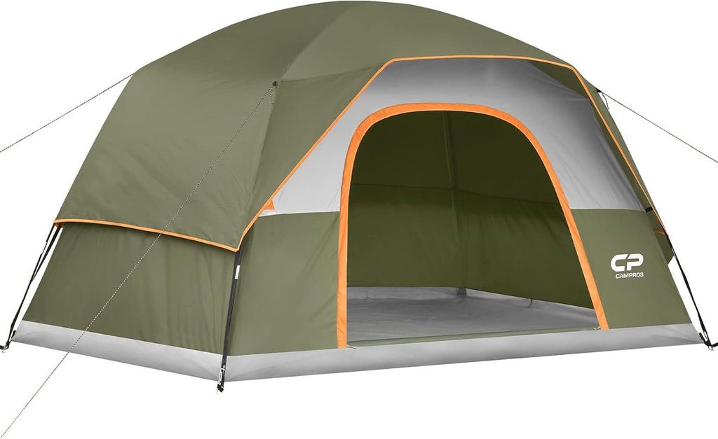 CAMPROS CP Tents for Camping 2/4/6 Person, Waterproof Windproof Dome Tent