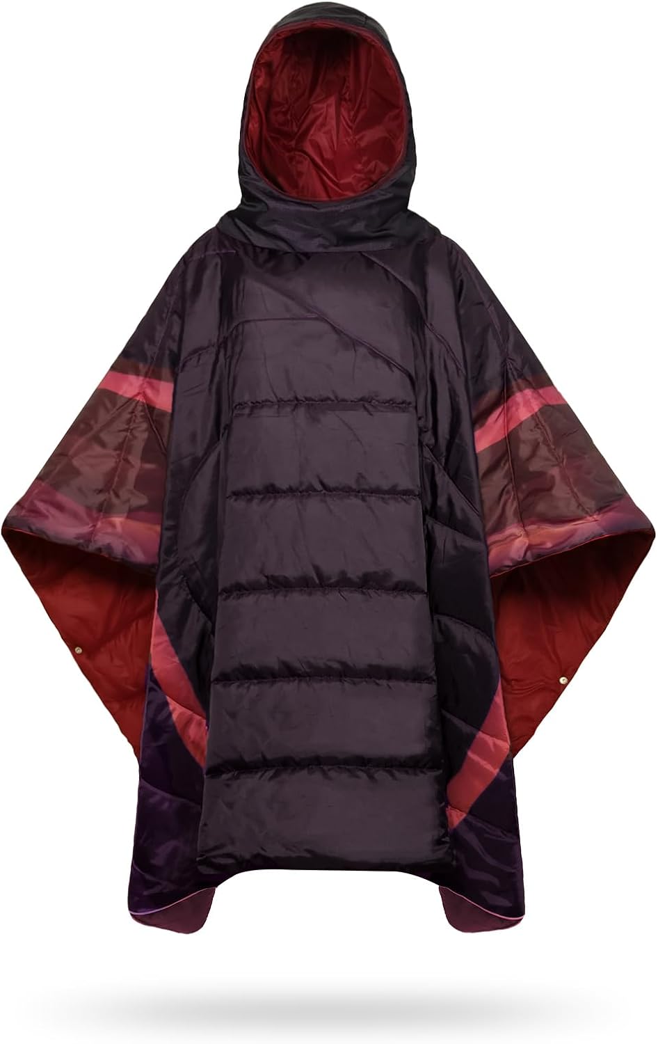 Poncho Blanket Outdoor Wearable Camping Blanket Hoodie Waterproof