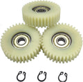 Rqhddpeij E Bike Motor Gear 47.5x13.5mm Planetary Gear 36 Teeth Gears with 8mm Bearings Wheel Hubs Electric Bike Nylon Gear Compatible with Bafang Motor E-Bike Parts