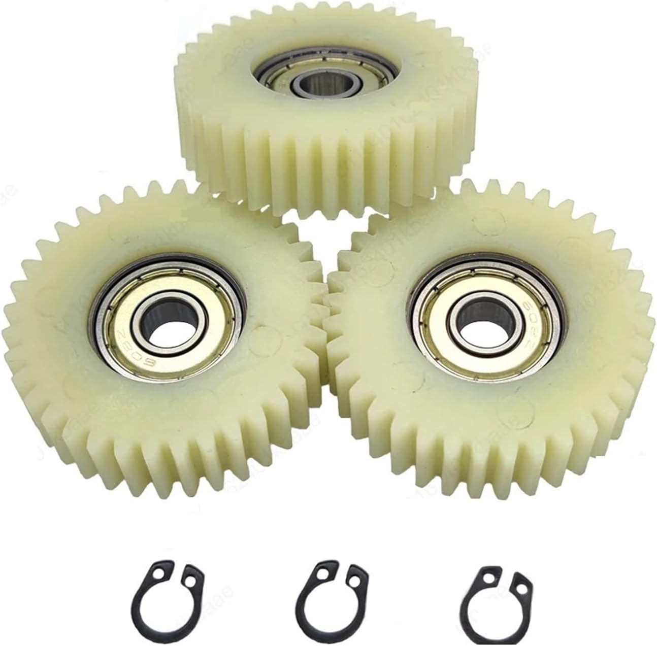 Rqhddpeij E Bike Motor Gear 47.5x13.5mm Planetary Gear 36 Teeth Gears with 8mm Bearings Wheel Hubs Electric Bike Nylon Gear Compatible with Bafang Motor E-Bike Parts