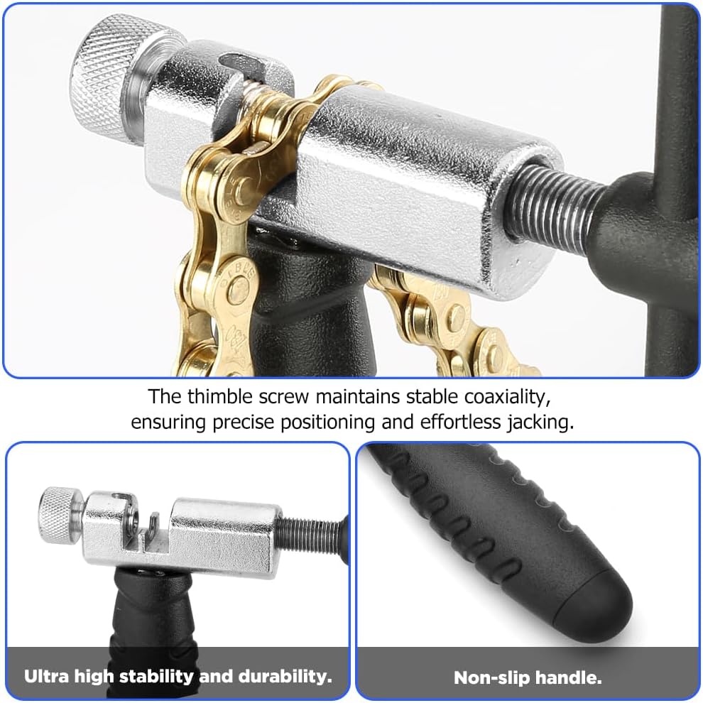 Professional Bike Chain Tool, Bicycle Chain Tool Repair Kit for 6-12 Speed and Single Speed Chain