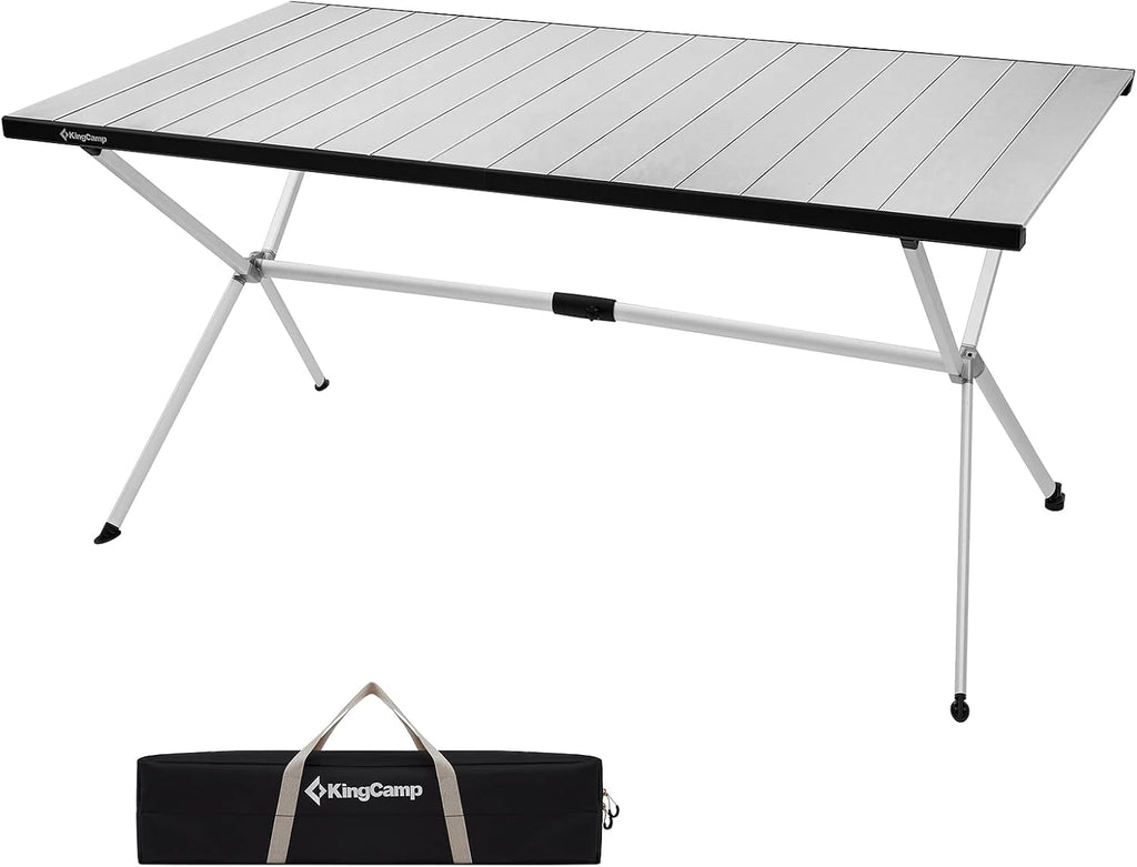 KingCamp Large 47" Folding Camping Table, Lightweight Outdoor Table 176 Lbs