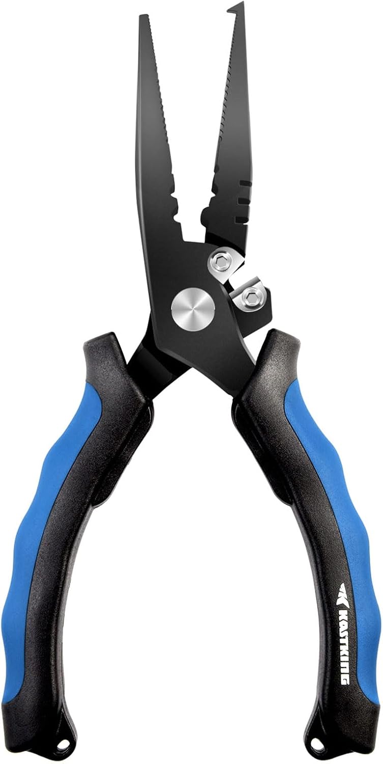 KastKing Intimidator Fishing Pliers, Saltwater Resistant Fishing Gear