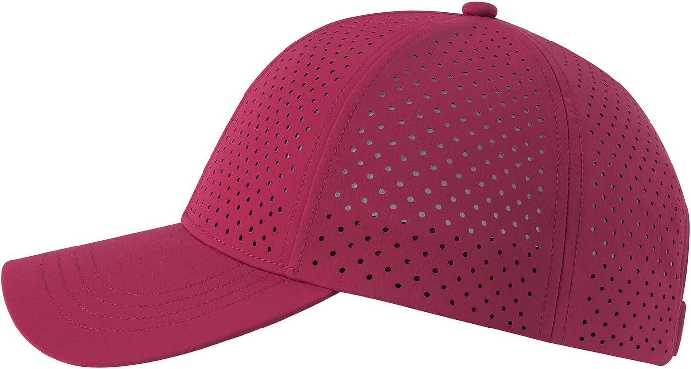 FEINION Men Laser Mesh Breathable Snapback Baseball Cap