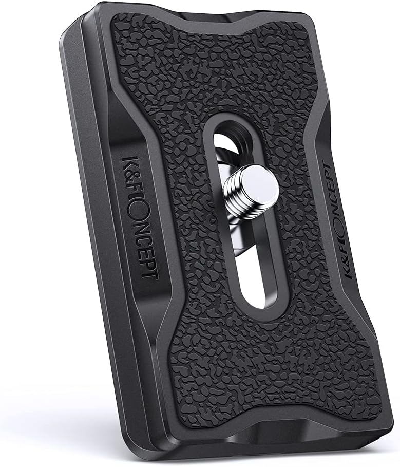 K&F CONCEPT Aluminum Camera Tripod Quick Release Mounting Plate for Tripod