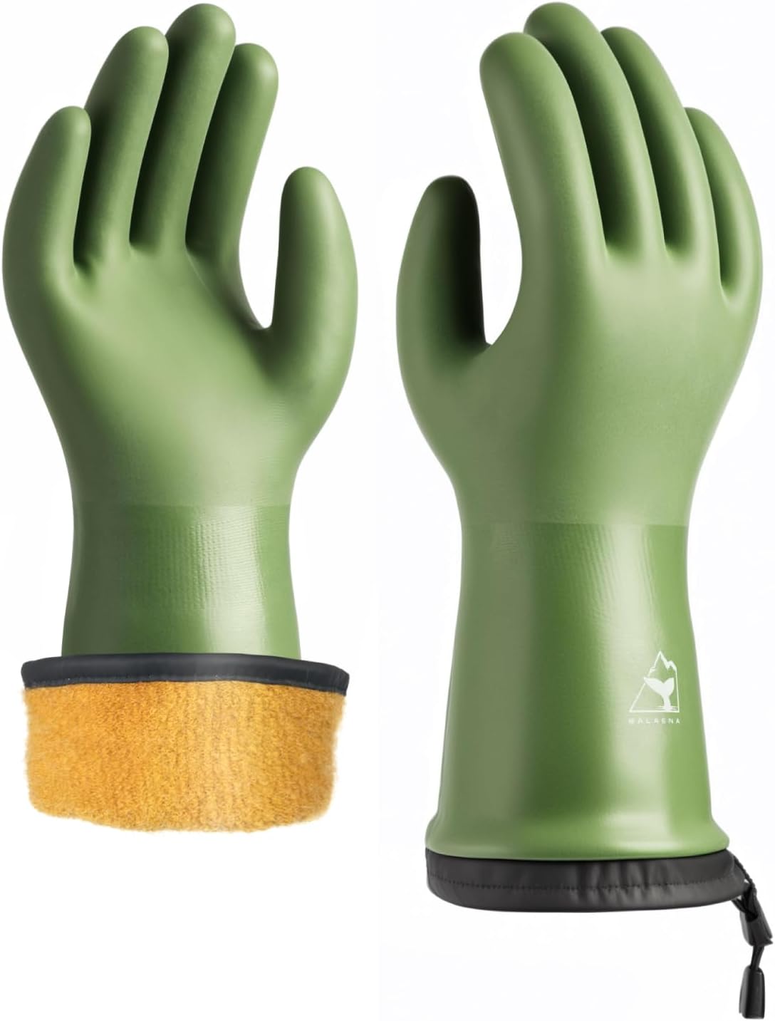 toolant 100% Waterproof Winter Work Gloves with Grip, Fleece Lined