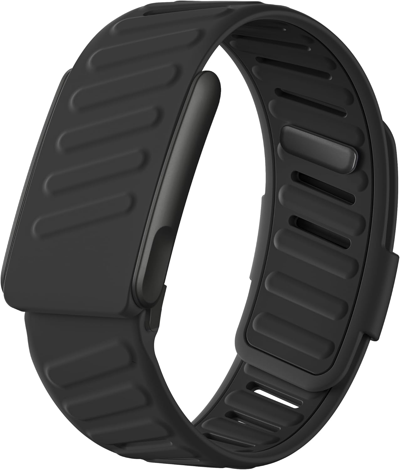 Getino Sport Band Compatible with Whoop 5.0 Bands One, Peak and Life/MG, Breathable Waterproof Silicone Adjustable Replacement Accessories Strap for Whoop Band 5.0 Fitness Activity Tracker, Black