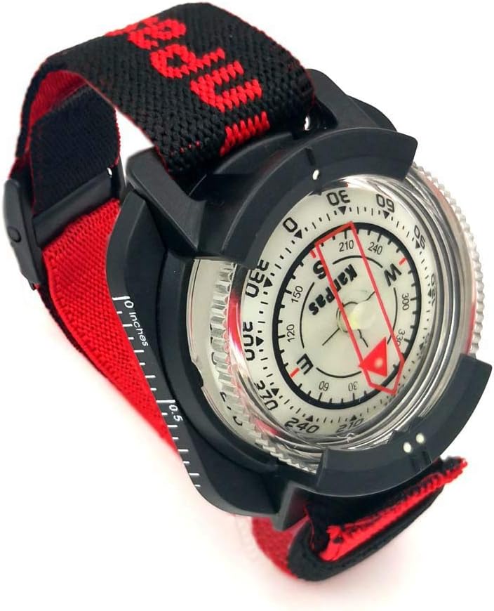 Diving Sighting Wrist Compass for Outdoor Orienteering Mountaineering Hiking