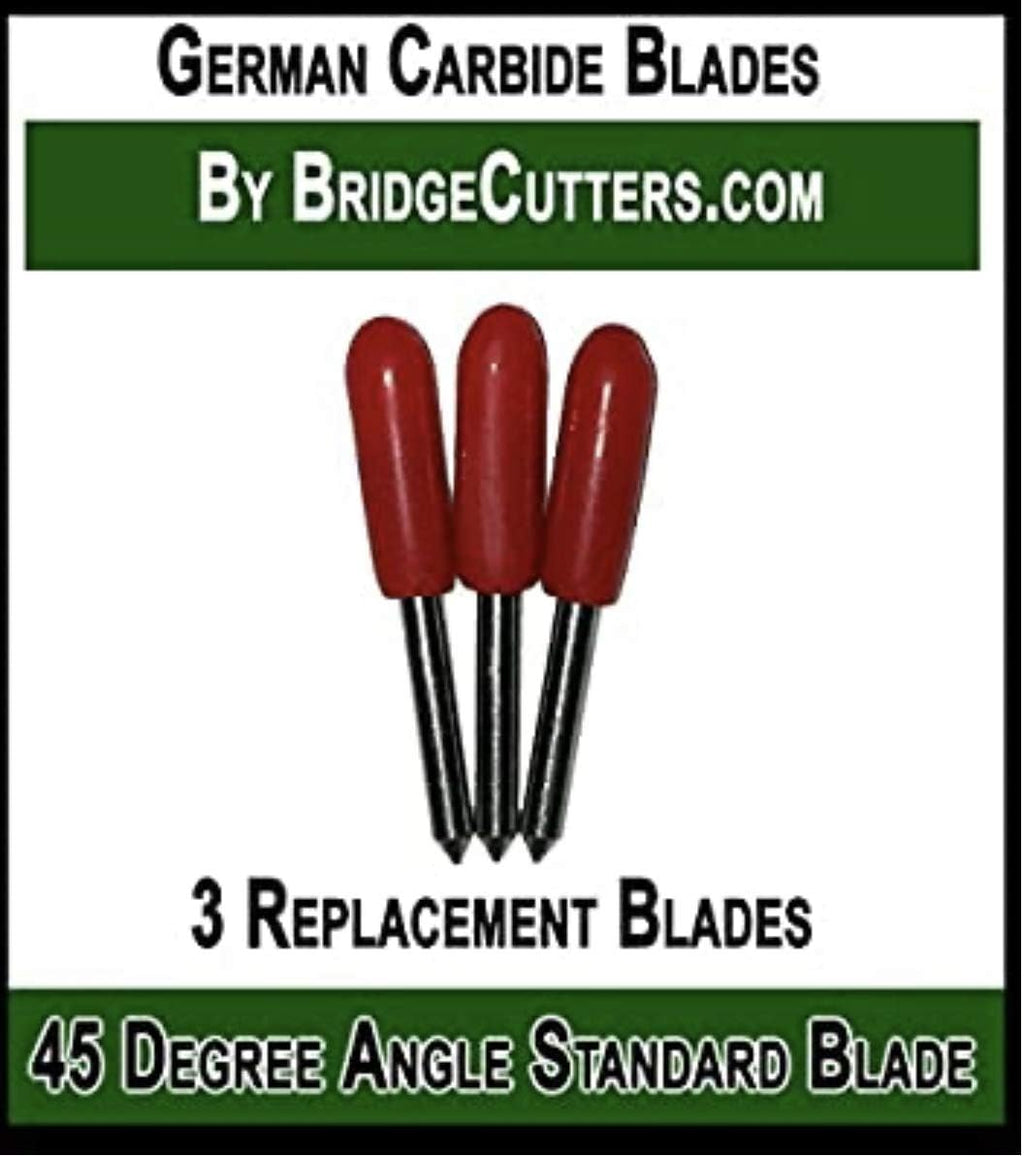 3 Pack Compatible German Carbide Blades Replacement Premium Fine Point for Craft Cutting Machines Compatible with Bridge Explore Air Expression 2 Explore One Maker 1 2 3