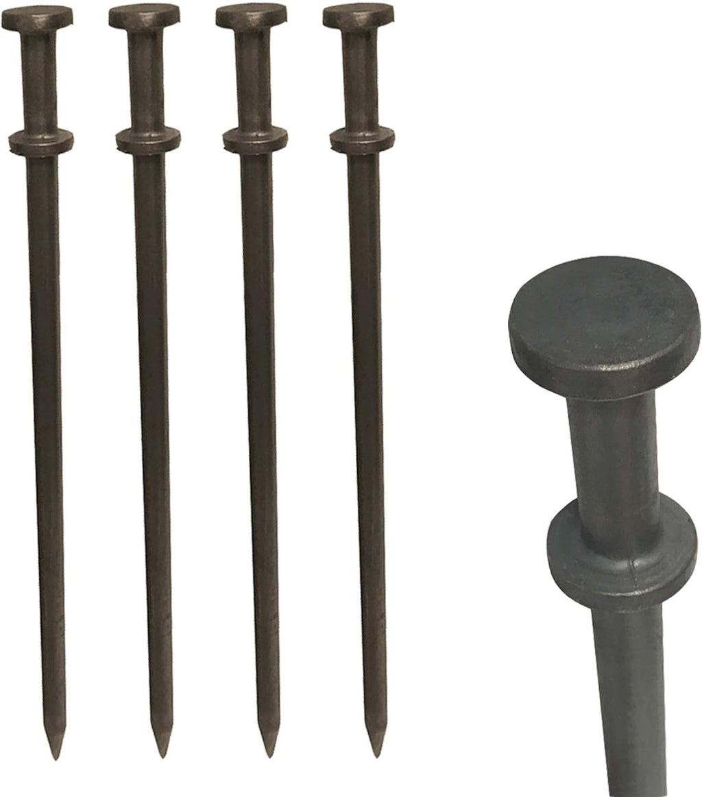 Heavy Duty Double Head Tent Stakes, 1 x 30 inch, 10 Pack