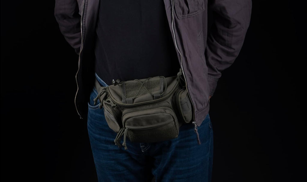 Tactical Waist Bag | Durable Fanny Pack & Crossbody Sling Pack for Outdoor Adventures, Everyday Carry, Hiking, Camping, Travel