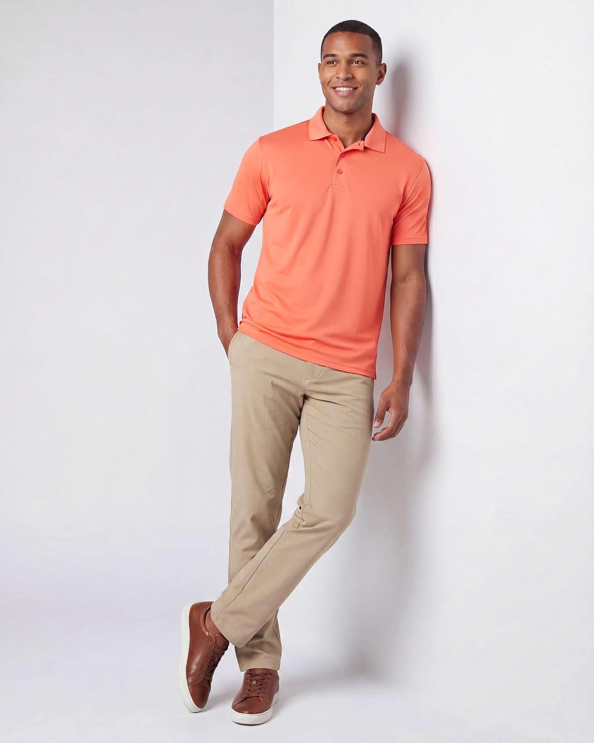 3 Pack Men's Short Sleeve Golf Polo Collared Athletic Tennis Shirt Casual