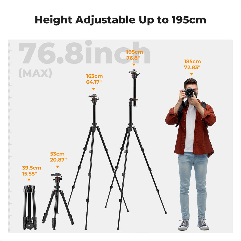 K&F Concept 76 in Overhead Camera Tripod