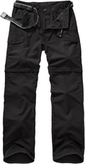 mixtiq Mens Hiking Convertible Pants Water-Resistant Quick Dry Pants