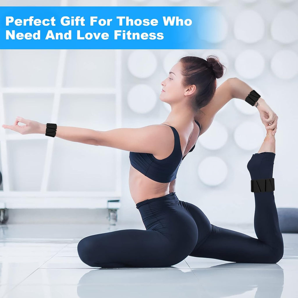 Wrist Weights Set of 2 (1 lb Each), Ankle Weights for Women & Men