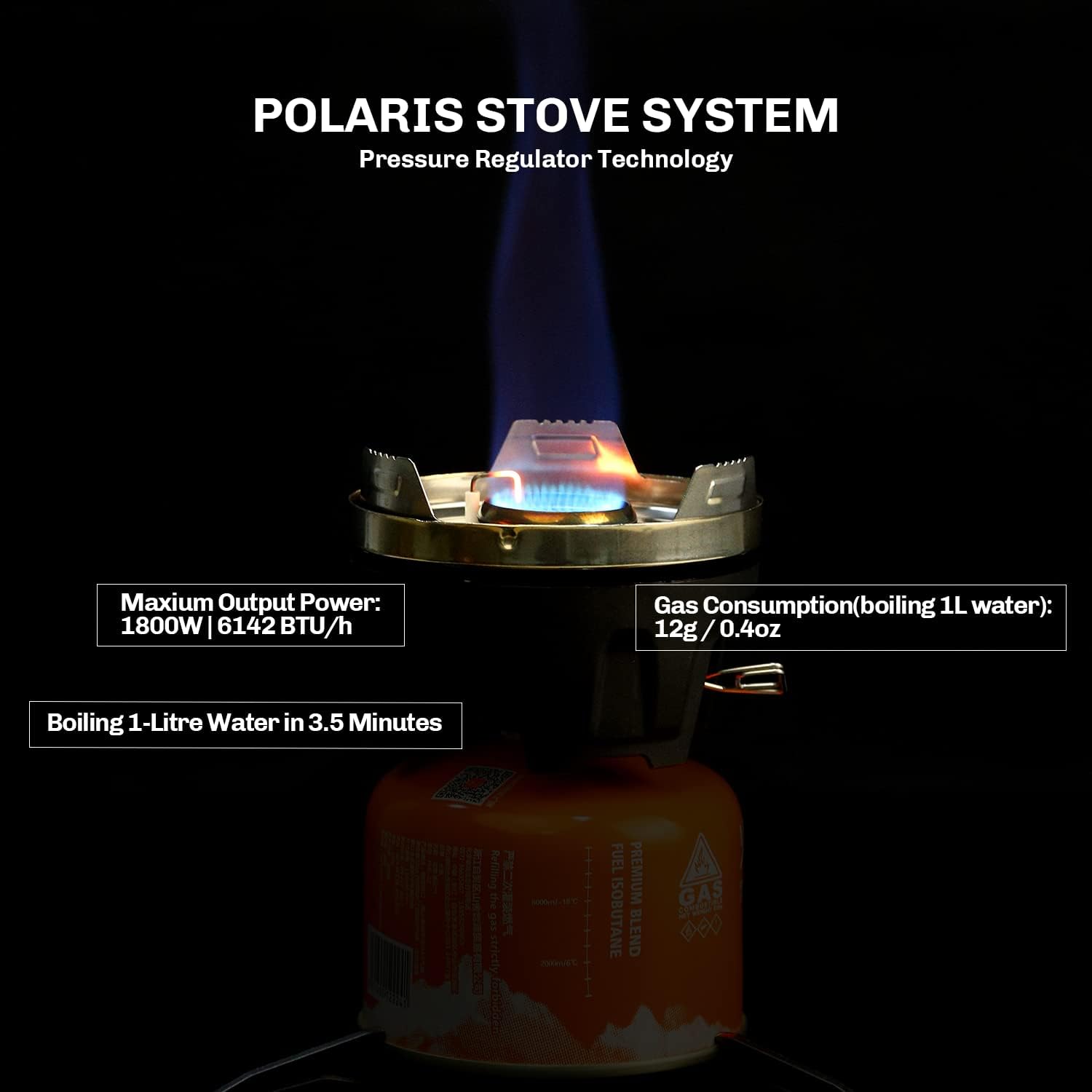 Fire Maple Polaris Pressure Regulator Cooking System Portable Camping Stove